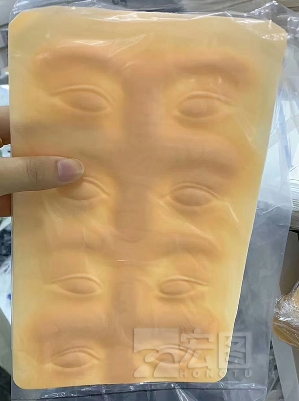 3D仿真眼睛眉头硅胶皮