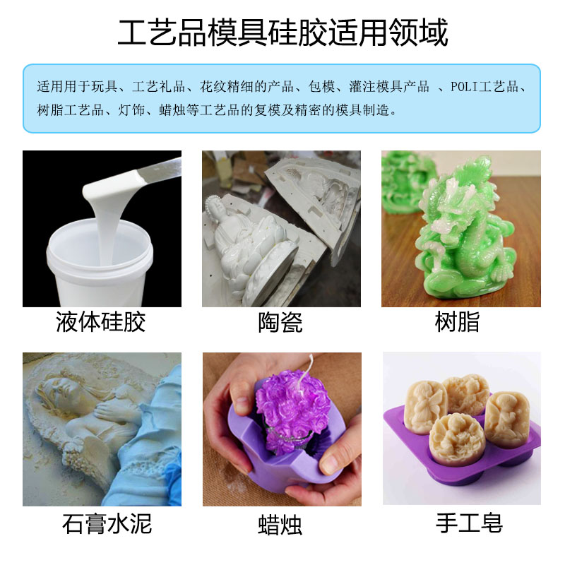 树脂工艺品模具硅胶